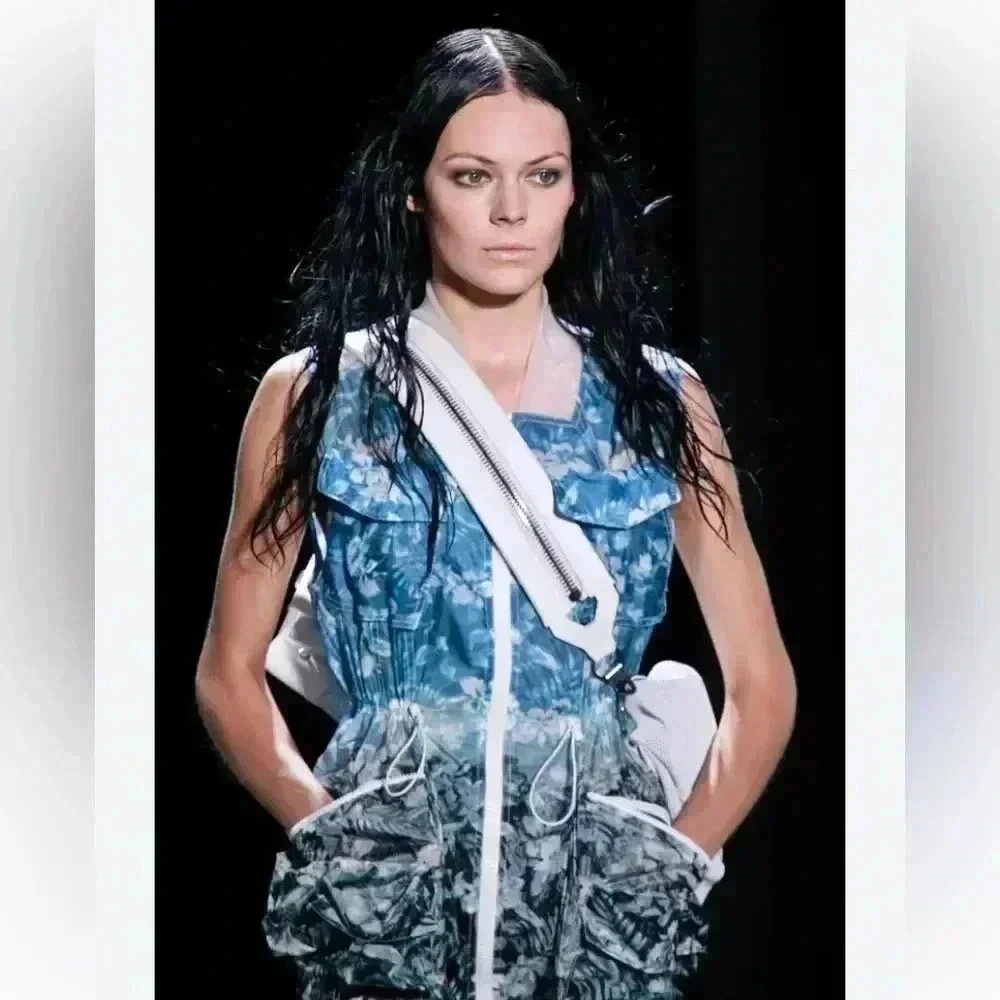 Alexander Wang Spring 2012 Ready Wear Runway Symmetrical Print Mini Dress Size 6 - Picture 2 of 16